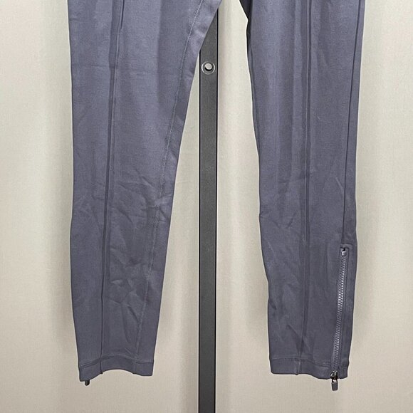 NEW Fabletics Pants Womens Medium gray black ponte knit athletic leggings - Picture 3 of 11